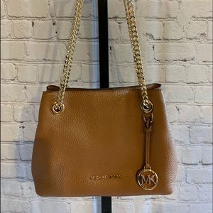 Michael Kors Brown Jet Set Chain Messenger